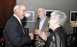 Ed Schaffler thanks supporters at retirement reception