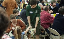 St. Patrick's hosts pizza for priests