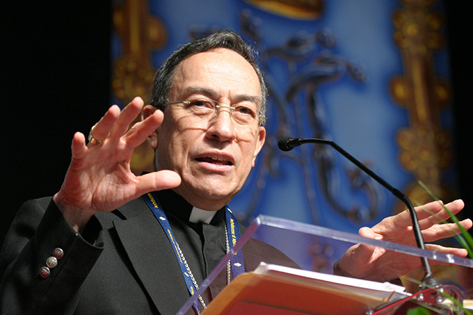 HONDURAN CARDINAL ADDRESSES AUDIENCE AT EUCHARISTIC CONGRESS IN ATLANTA