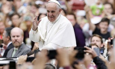 Serve, care for each other, pope tells families
