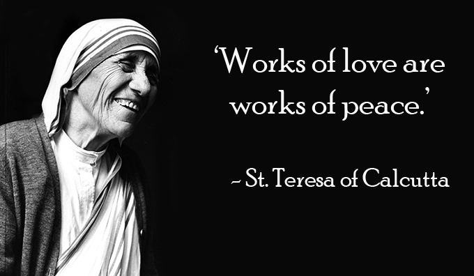 Blessed Teresa of Kolkata smiles during the opening of a Missionaries of Charity convent in Detroit in 1979. (CNS photo/Dwight Cendrowski) See MOTHER-TERESA-EVENTS Aug. 5, 2016.