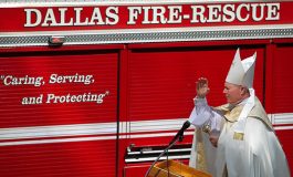 Bishop blesses first responders at Blue Mass