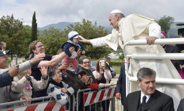 Be inspired by Mary, Christ's first lay disciple, pope tells laypeople