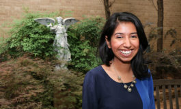 Bishop Dunne grad returns to help students get college ready