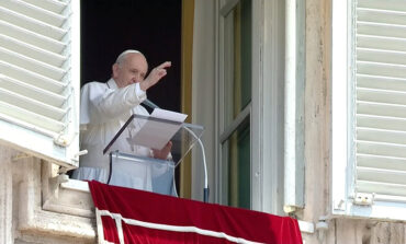 Pope out of bed, walking after surgery at Rome hospital