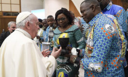 Longevity of elderly a reminder to take things slow, pope says