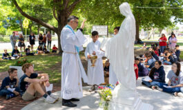A special blessing at St. Mary’s