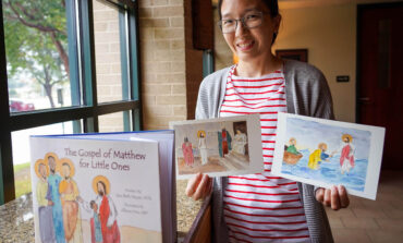 Inspired to share her faith through art