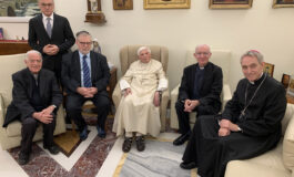 Pope pays tribute to predecessor, honors Ratzinger Prize winners