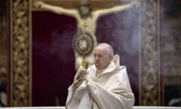 Be transformed by the Eucharist, pope asks Catholics