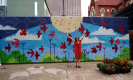 New Art on the Plaza winner inspires others to keep 'Looking Up'