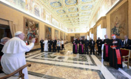 Pope asks Bible scholars to highlight Jesus' care for those who suffer