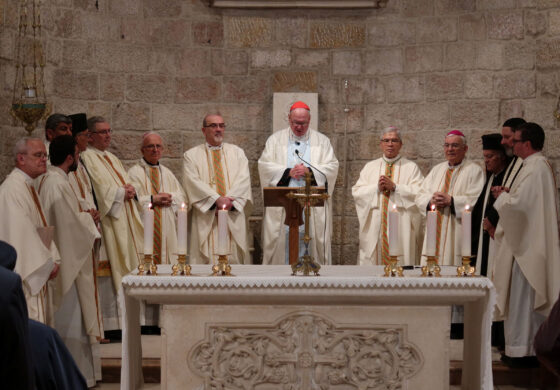Cardinal Dolan, delegation continue CNEWA visit in Israel and Palestine, following Iran's attack