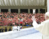 A better world can't be built 'lying on the couch,' pope tells children